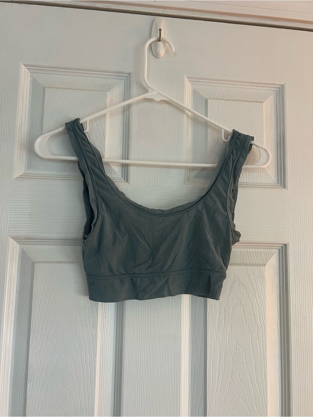 SKIMS Casual Scoop Neck Bralette - Slate blue